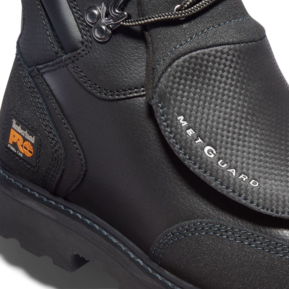 Bocanci De Muncă Timberland Barbati Negrii - Pro® Met Guard 6\" Steel Toe - Romania - OTUWLI798